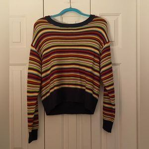 Size Medium Juniors wild fable Multi-Color Striped Sweater